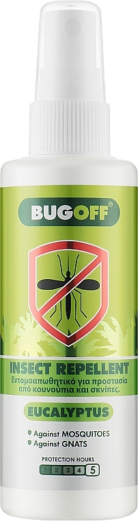 Спрей від укусів комах з евкаліптом - Madis Bug Off Insect Repellent Eucalyptus — фото N1