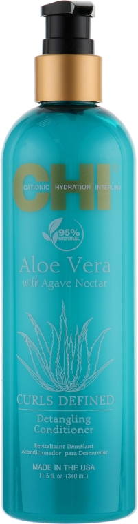 Набір - CHI Aloe Vera Oil (shampoo/340ml + cond/340ml + oil/89ml) — фото N4