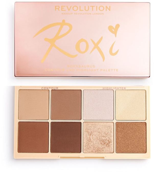 Палетка для макияжа - Makeup Revolution Roxxsaurus Roxi Highlight & Contour Palette