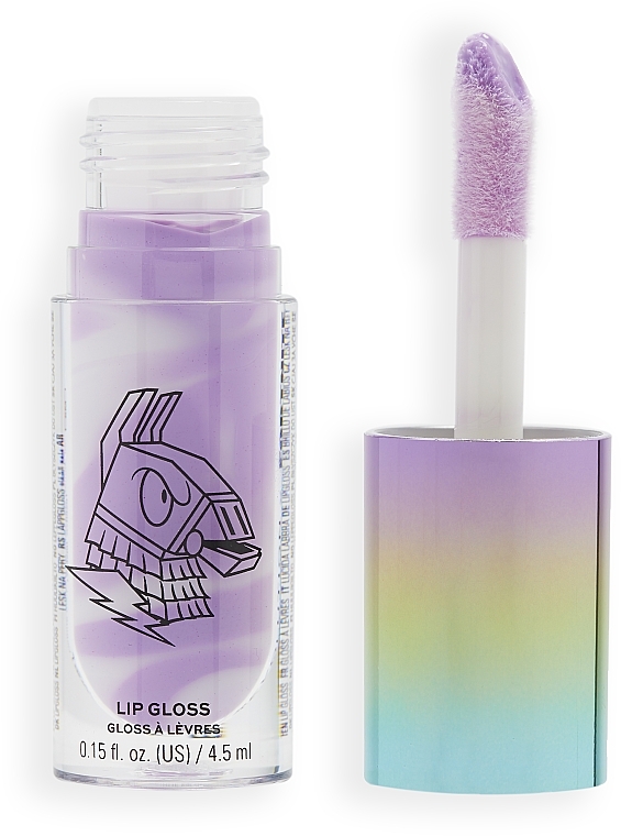 Блеск для губ - Makeup Revolution X Fortnite Llama Lip Swirl — фото N2