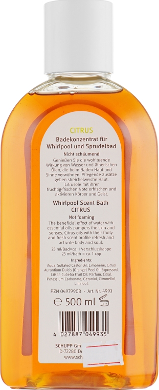 Spa-олія для ванн "Лимон" - Schupp Citrus — фото N2