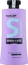 Духи, Парфюмерия, косметика Шампунь для живлення та блиску - Luxliss Nourish & Gloss Shampoo