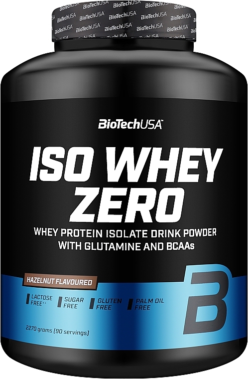 Протеїн "Горіх"  - BiotechUSA ISO Whey Zero Lactose Free Hazelnut Protein — фото N3