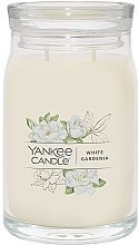 Ароматична свічка у банці "Біла гарденія", 2 ґноти - Yankee Candle White Gardenia — фото N1