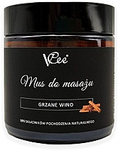 Веганский массажный мусс "Глинтвейн" - VCee Mulled Wine Massage Mousse — фото N1
