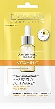 Парфумерія, косметика Маска для обличчя з вітаміном С - Eveline Cosmetics Concentrated Formula Vitamin C Evens Skin Tone Face Mask