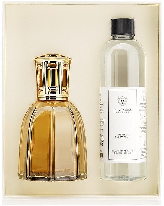 Набор - Dr. Vranjes Lamparfum Ambra (aroma/lamp/1pcs + refill/500ml) — фото N1