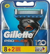 Парфумерія, косметика Змінні касети для гоління, 10 шт. - Gillette Fusion 5 ProGlide