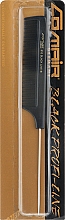 Расческа №510 В "Black Profi Line" с иглой мелка, черная 20,5 см - Comair — фото N1