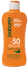 Сонцезахисний лосьйон - Babaria SPF 50 Sunscreen Lotion With Aloe Vera — фото N1