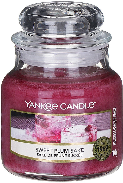 Ароматическая свеча "Сладкое сливовое саке" - Yankee Candle Sweet Plum Sake — фото N1