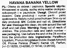 Олія для нігтів і кутикули з квітами "Банан" - Silcare Cuticle Oil Havana Banana Yellow — фото N2