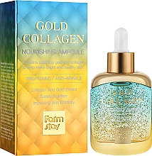 Ампула для обличчя, із золотом та колагеном - Farmstay Gold Collagen Nourishing Ampoule — фото N2