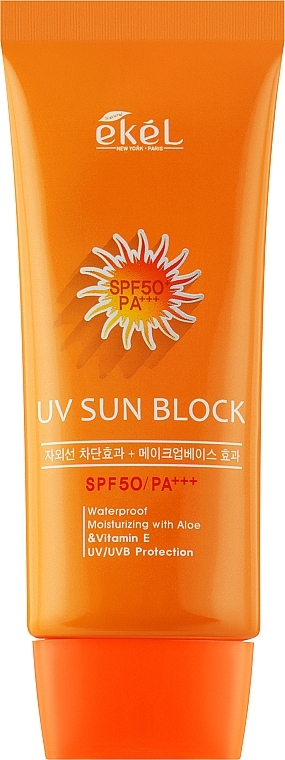 Сонцезахисний крем - Ekel UV Sun Block SPF 50/PA+++ — фото N1