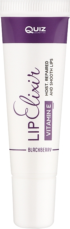 Эликсир для губ с витамином Е "Ежевика" - Quiz Cosmetics Lip Elixir  — фото N1