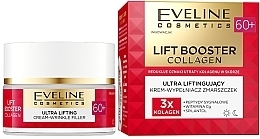 Активно відновлювальний крем для заповнення зморщок 60+ - Eveline Lift Booster Collagen Ultra Lifting Cream-Wrinkle Filler 60+ for Day and Night — фото N1