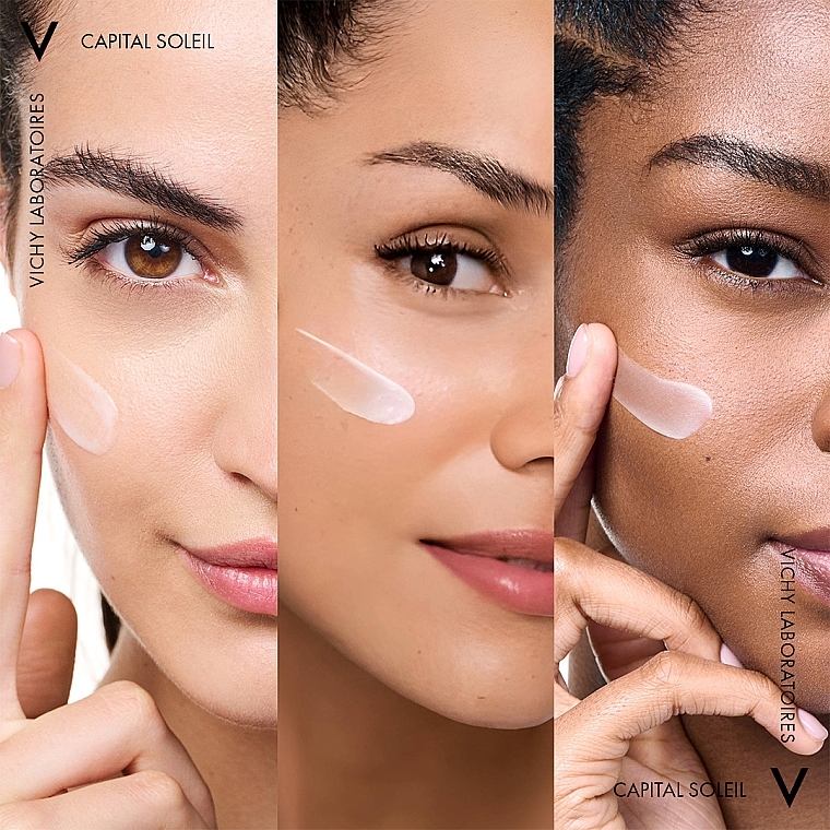 Сонцезахисний невагомий флюїд проти ознак фотостаріння шкіри обличчя, SPF 50+ - Vichy Capital Soleil UV-Age Daily — фото N13