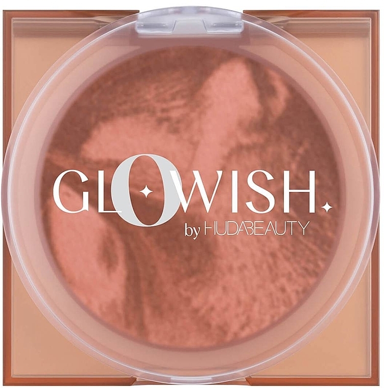 Пудра бронзирующая - Huda Beauty GloWish Soft Radiance Bronzing Powder Mini — фото N1