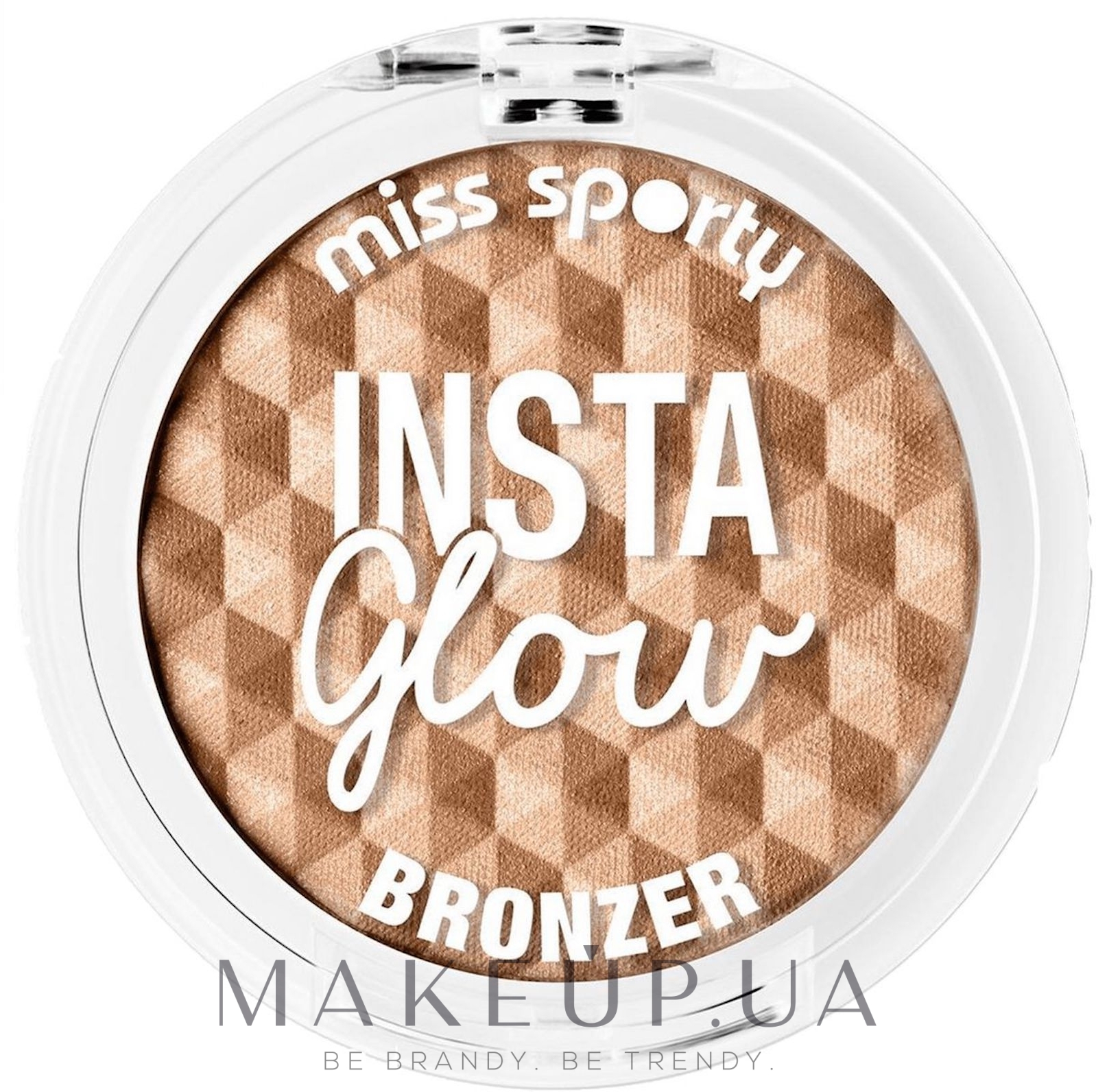 Бронзирующая пудра - Miss Sporty Insta Glow Bronzer — фото 001 - Sunkissed Blonde