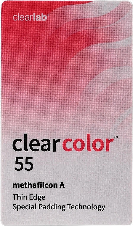 Кольорові контактні лінзи, блакитні, 2 шт. - Clearlab Clear Color 55 — фото N1