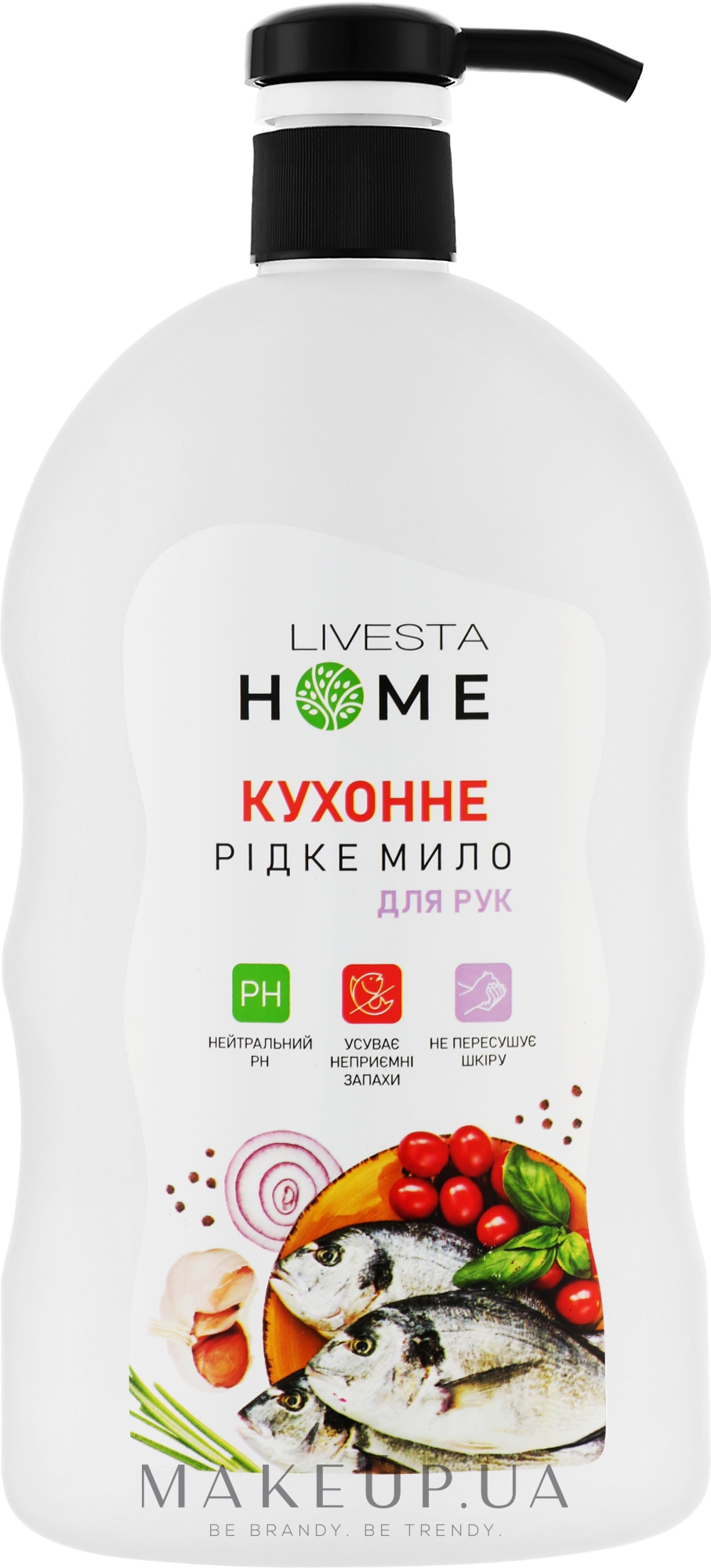 Жидкое кухонное мыло для рук - Livesta Home — фото 1000ml