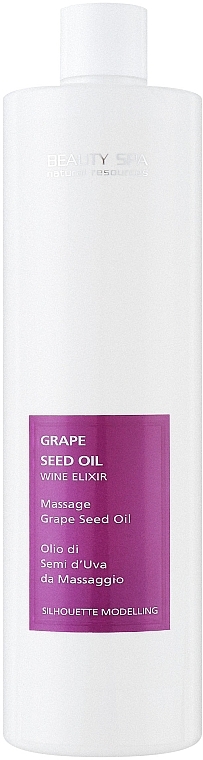 Массажное антивозрастное масло для лица и тела "Винный эликсир" - Beauty Spa Silhouette Modelling Grape Seed Oil — фото N1