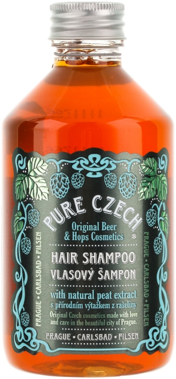 Шампунь для волос - Pure Czech Beer&Hops Dark Hair Shampoo