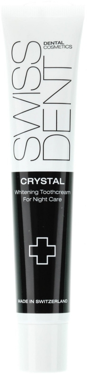 Зубная паста, восстановление и отбеливание - SWISSDENT Crystal Repair and Whitening Toothcream  — фото N1