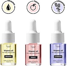 Витаминное масло для ногтей "Персик" - Sincero Salon Vitamin Nail Oil Peach — фото N2