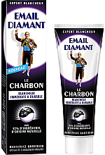 Парфумерія, косметика Відбілювальна зубна паста з деревним вугіллям - Email Diamant Le Charbon