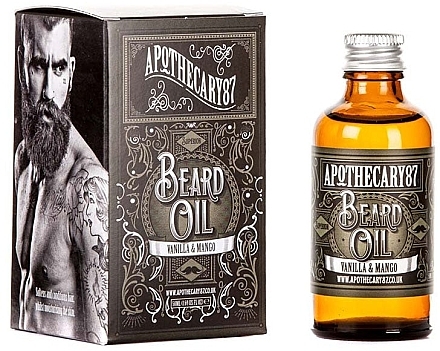 Олія для бороди - Apothecary 87 Vanilla & Mango Beard Oil — фото N3
