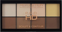 Парфумерія, косметика Палетка для скульптурування обличчя - Makeup Revolution HD Pro Sculpt and Contour