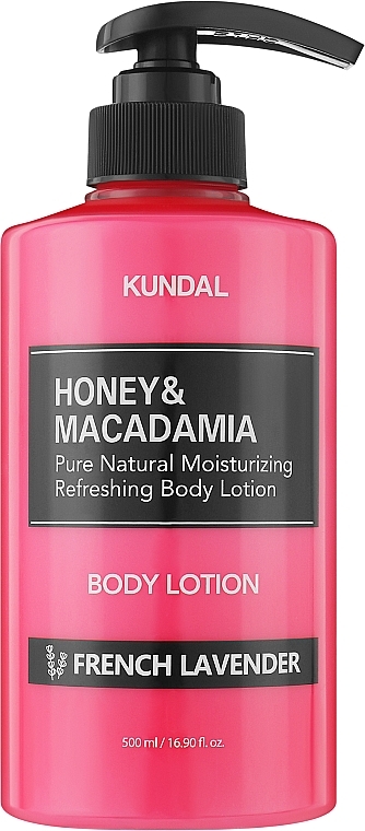 Лосьйон для тіла "Французька лаванда" - Kundal Honey & Macadamia Body Lotion French Laverder — фото N1