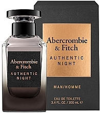 Парфумерія, косметика Abercrombie & Fitch Authentic Night Man - Туалетна вода (тестер з кришкою)