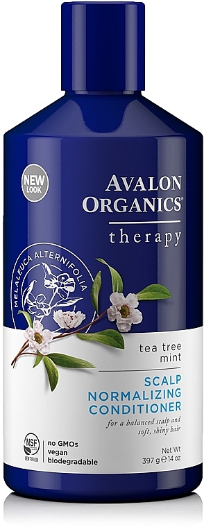 Кондиционер "Чайное дерево – Мята" - Avalon Organics Tea Tree Mint Therapy Scalp Normalizing Conditioner — фото N1