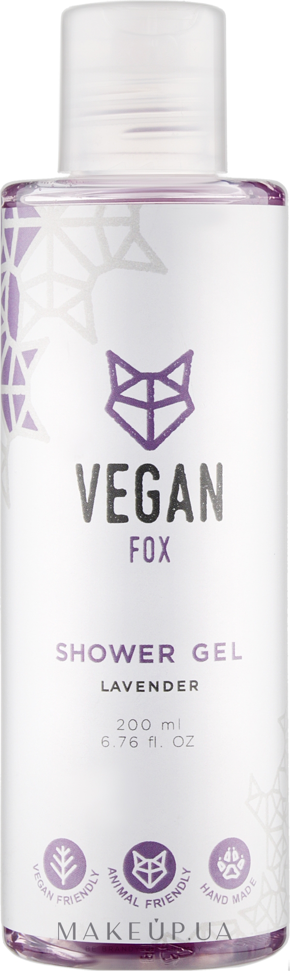 Гель для душу "Лаванда" - Vegan Fox — фото 200ml