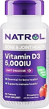 Духи, Парфюмерия, косметика Витамин Д3, 5000 МЕ, клубника - Natrol Vitamin D3 Bone & Joint Health