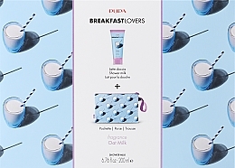 Парфумерія, косметика Молочко для душу - Pupa Breakfast Lovers (b/milk/200ml + cosm bag/1pc)