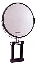 Дзеркало кругле настільне, чорне, 15 см, х7 - Acca Kappa — фото N1