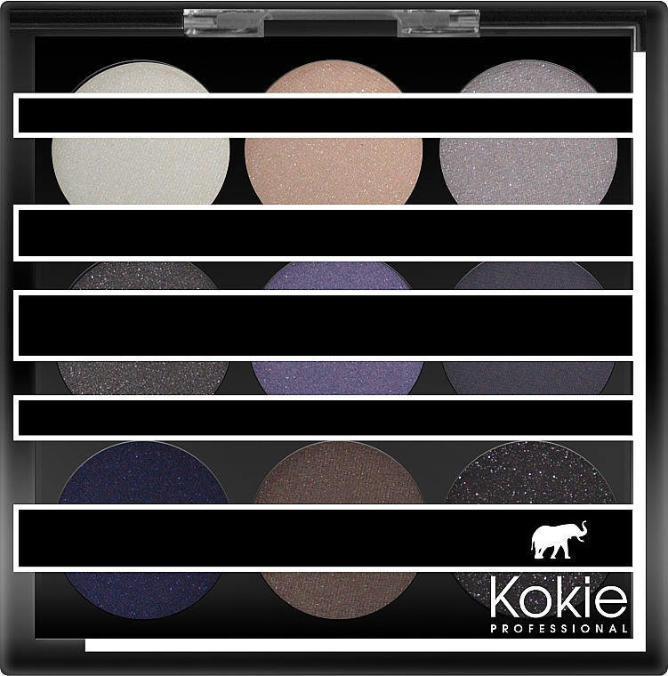 Палетка тіней для повік - Kokie Professional Eyeshadow Palette — фото N1