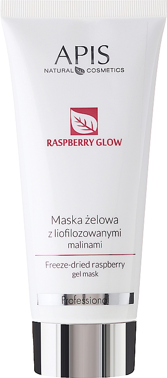 Гелевая маска для лица с лиофилизированной малиной - Apis Professional Raspberry Glow Freeze-Dried Rasberry Gel Mask — фото N1