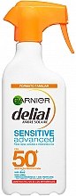 Сонцезахисний спрей для чутливої шкіри - Garnier Delial Ambre Solaire Advanced Sensitive Sunscreen Spray SPF50 — фото N2