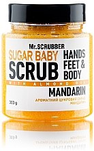 Духи, Парфюмерия, косметика Сахарный скраб для тела "Mandarin" - Mr.Scrubber Shugar Baby Hands Feet & Body Scrub