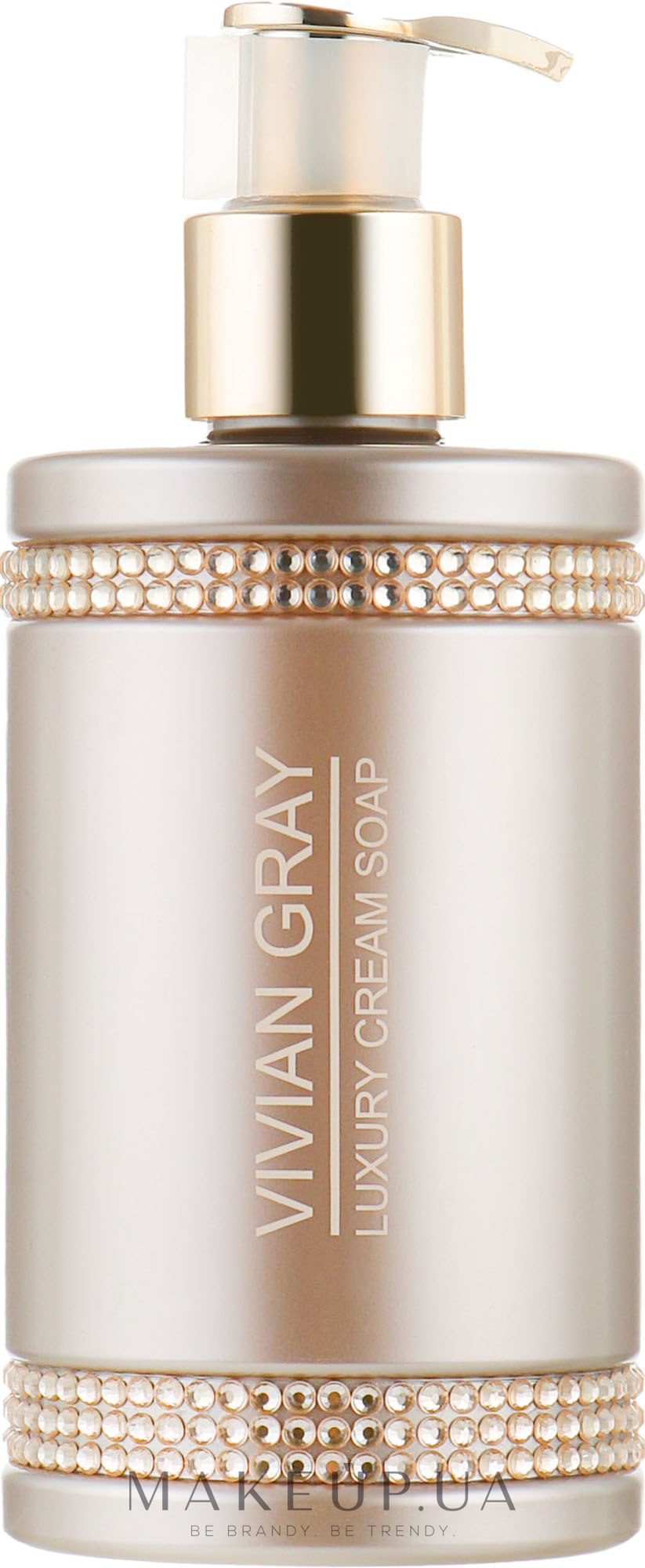 Рідке крем-мило - Vivian Gray Brown Crystals Luxury Cream Soap — фото 250ml