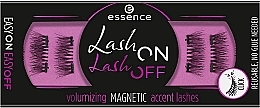 Духи, Парфюмерия, косметика Накладные магнитные ресницы - Essence Lash On Lash Off 01 Volumizing Lashes