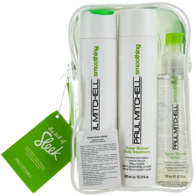 Набор - Paul Mitchell The Art of Sleek Gift Set (shm/300ml + cond/300ml + ser/150ml)