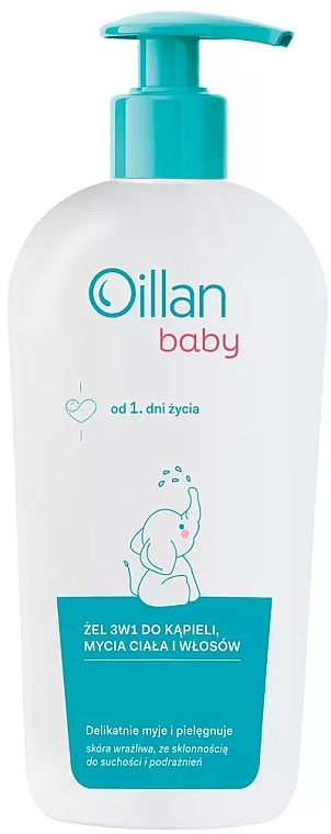 Гель для душа 3 в 1 - Oillan Baby  — фото N1