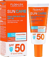 Крем-гель солнцезащитный - Floslek Sun Care Anti-Spot SPF 50 — фото N2