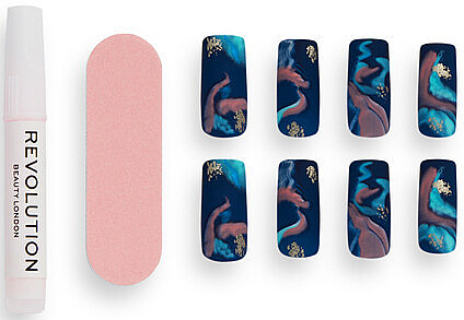 Набір накладних нігтів - Makeup Revolution Flawless False Nails Constellation — фото N2