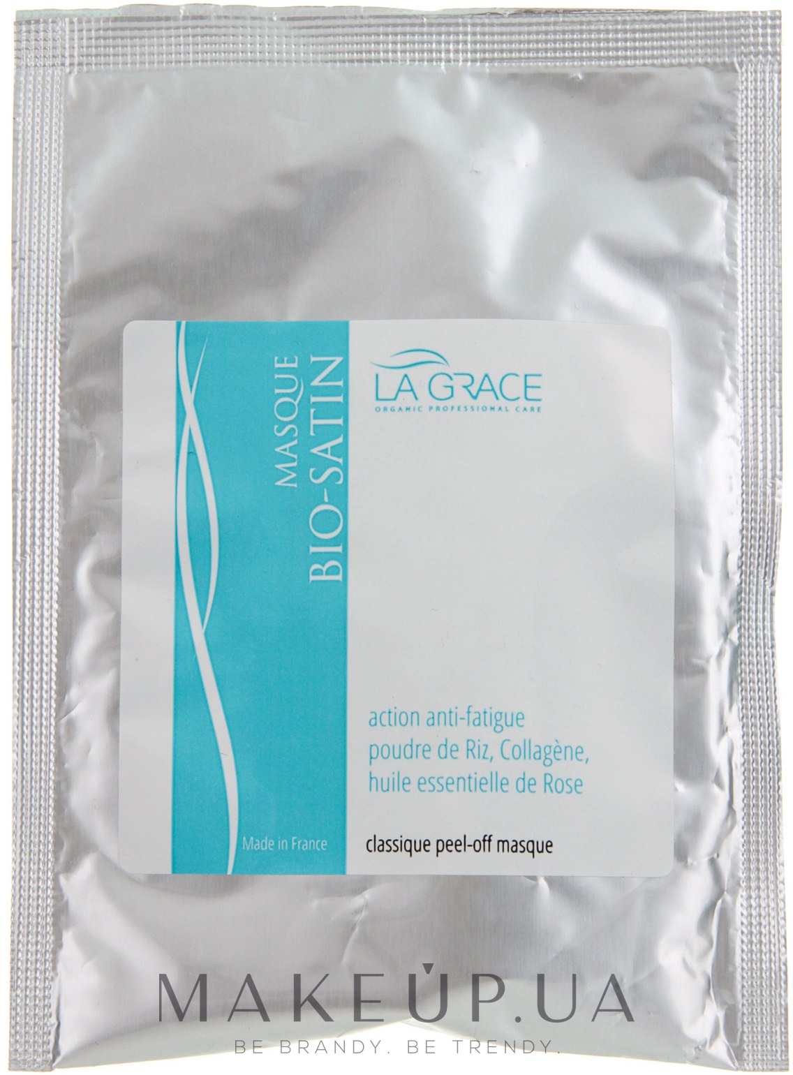 Альгинатная маска "Био-сатин" от мимических морщин с коллагеном и маслом розы - La Grace Masque Bio-Satin — фото 25g